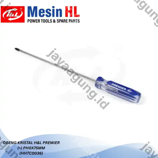 OBENG KRISTAL H&L PREMIER (+)PH0X75MM (HHTC0036)