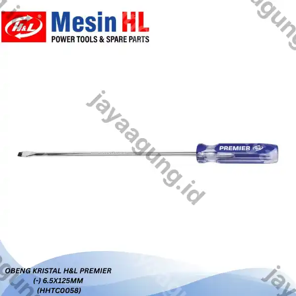 OBENG KRISTAL H&L PREMIER (-)6.5X125MM (HHTC0058)