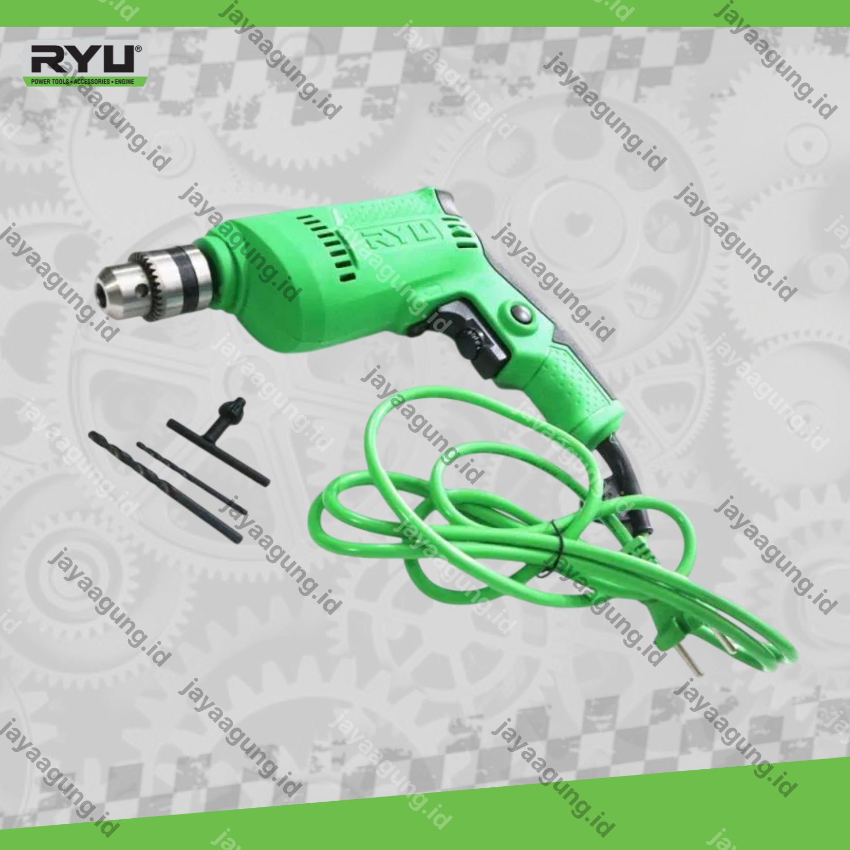 Gambar DRILL RYU RDR 10-3RE-PRO1 W/ACCESSORIES ke-3