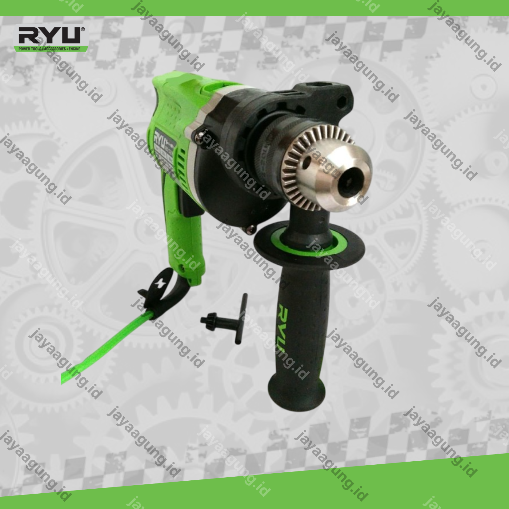 Gambar IMPACT DRILL RYU RID 13-1RE-PR01 W/ACCESSORIES ke-4
