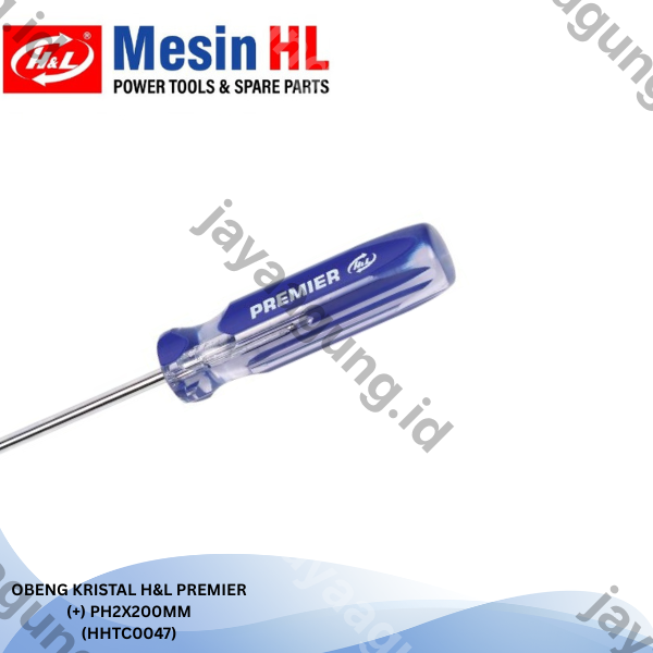 Gambar OBENG KRISTAL H&L PREMIER (+)PH2X200MM (HHTC0047) ke-4