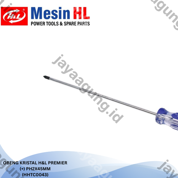 Gambar OBENG KRISTAL H&L PREMIER (+)PH2X45MM (HHTC0043) ke-3