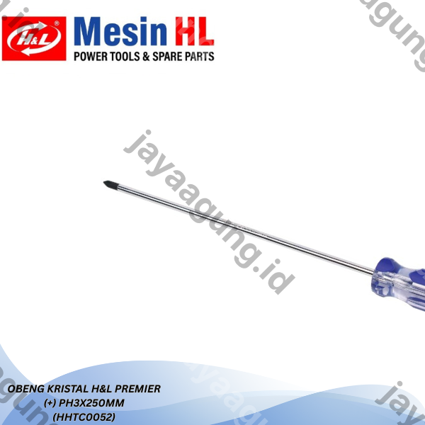 Gambar OBENG KRISTAL H&L PREMIER (+)PH3X250MM (HHTC0052) ke-3