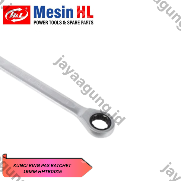 Gambar KUNCI RING PAS RATCHET H&L 19MM HHTR0015 ke-4
