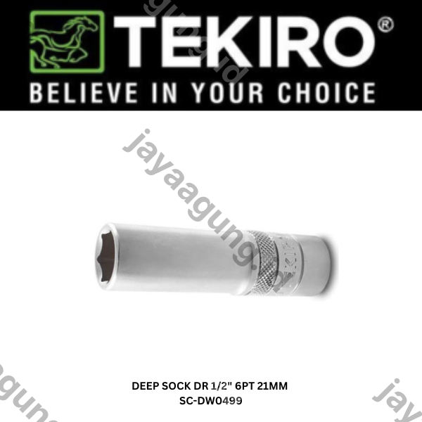 Gambar DEEP SOCK TEKIRO DR 1/2" 6PT 21MM SC-DW0499 ke-3