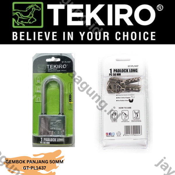 Gambar GEMBOK BESI TEKIRO PNJG 50MM GT-PL1437 ke-3