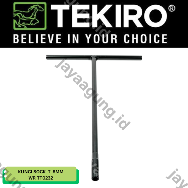 Gambar KUNCI SOCK T TEKIRO HITAM 8MM WR-TT0232 ke-3