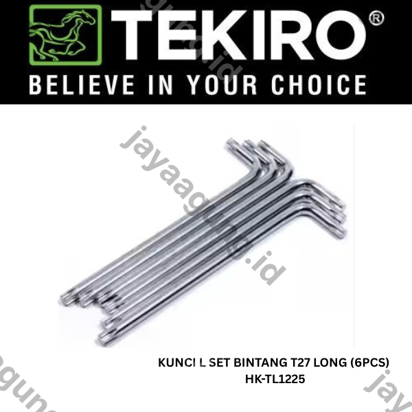 Gambar KUNCI L SET BINTANG T27 LONG (6PCS)  HK-TL1225 ke-2